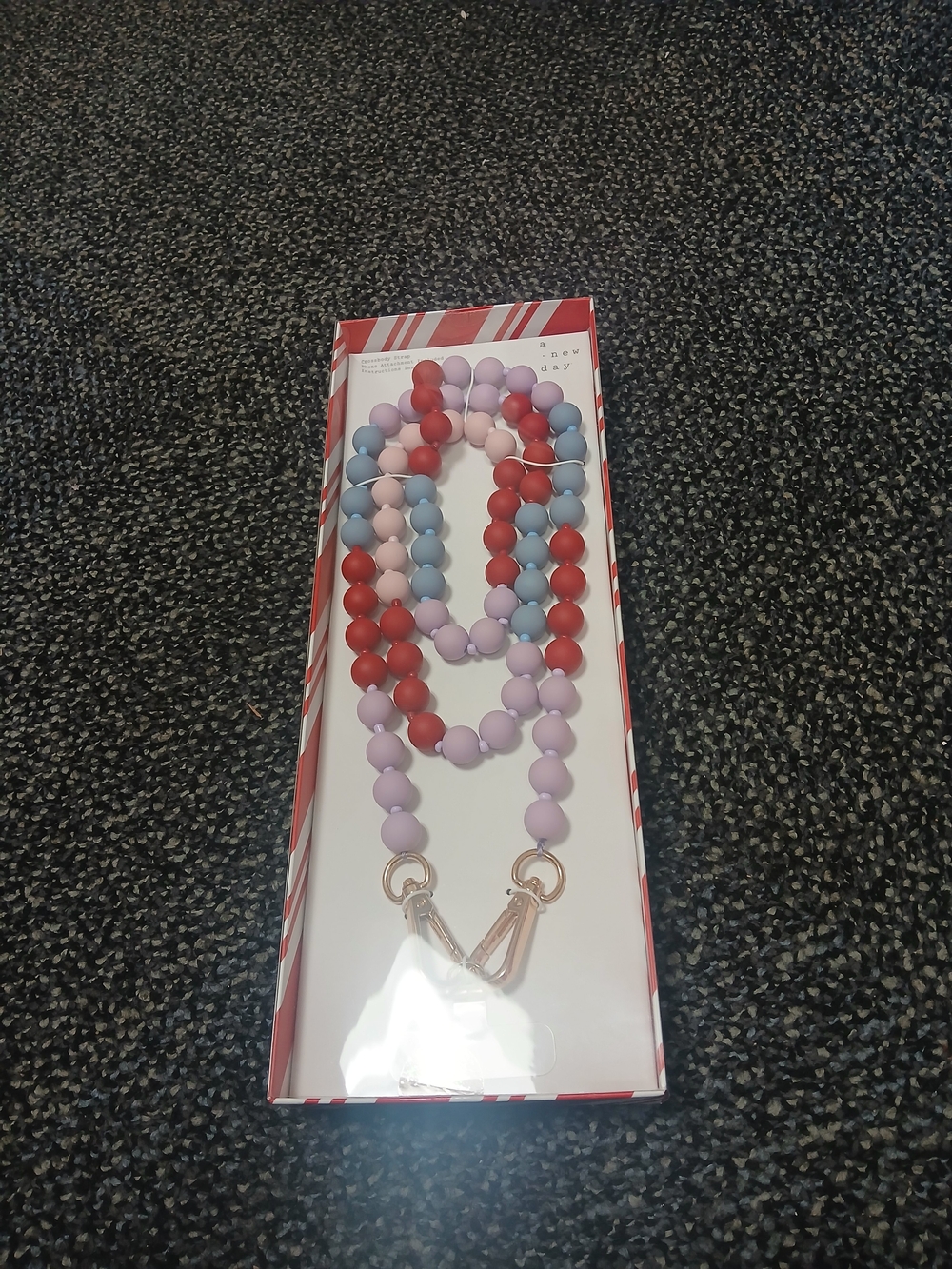 A New Day Beaded Phone Lanyard